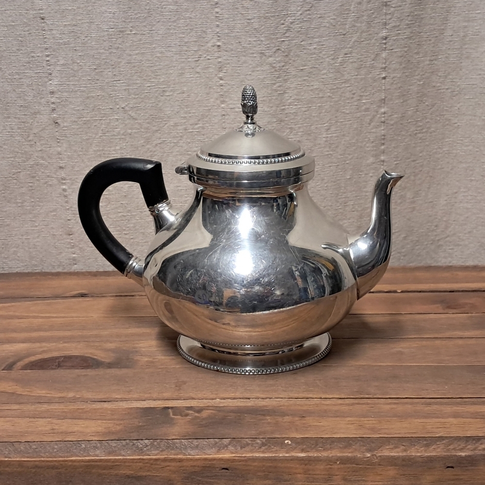 Pewter Teapot By Rose Design International - Picture 2 of 8
